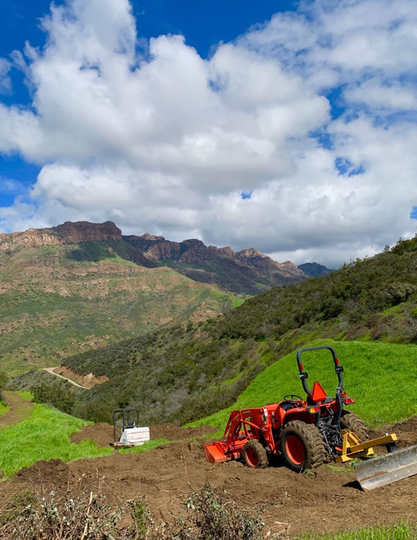 Initial Excavation, Malibu, CA