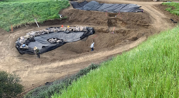 Preparing the Bog Filter, Malibu CA