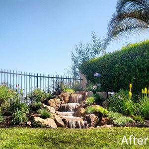 Pondless Waterfall in Burbank CA - After Pondless Waterfall in Burbank CA - After